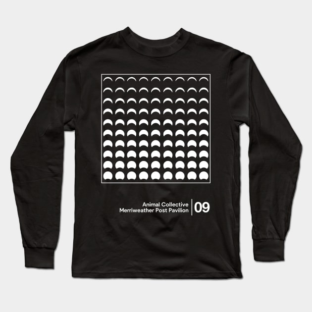 Animal Collective / Minimal Graphic Design Tribute Long Sleeve T-Shirt by saudade